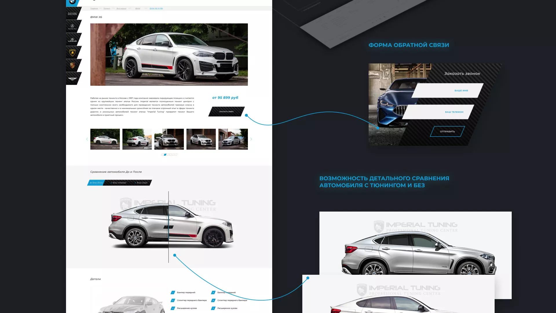 Создание сайта тюнинг-ателье «Imperial Tuning» в Алатыре