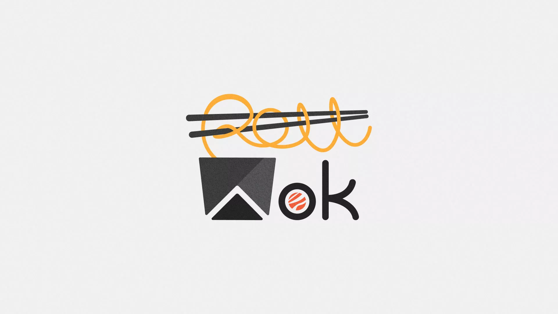 Разработка логотипа в Алатыре для суши-бара «Roll Wok Club» Разработка логотипа в Алатыре для суши-бара «Roll Wok Club»